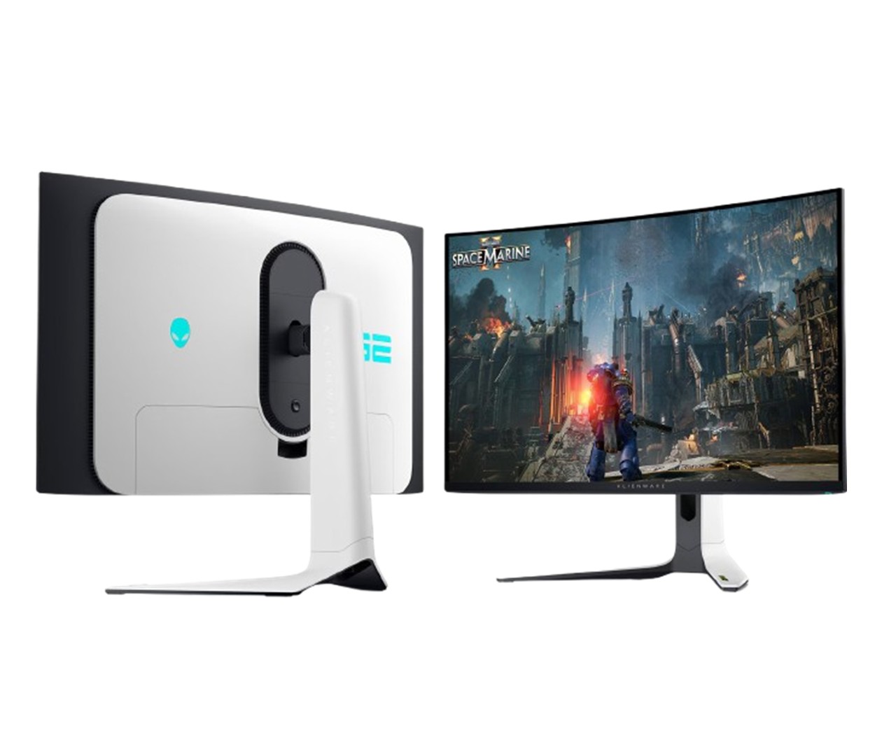 Dell Alienware 32 4K QD-OLED Curved Gaming Monitor AW3225QF (210-BLLV) - Görsel 4