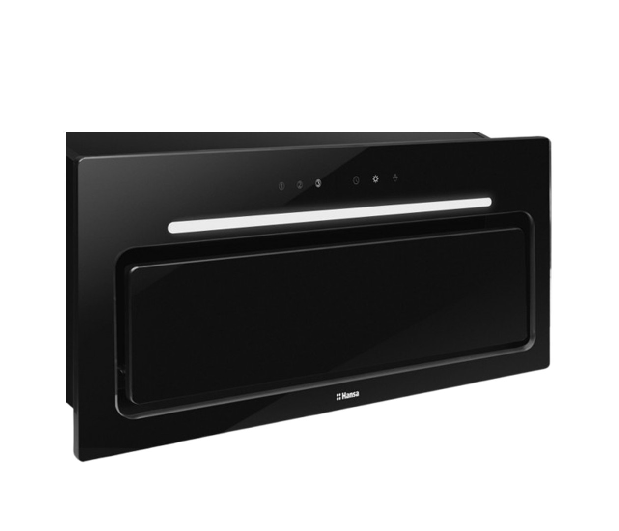 Aspirator Hood Hansa integrated, 55cm, 500m3h, black (OMP6555BGH) - Şəkil 2