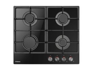 Hob Hansa gas, 59cm, cast-iron, black (BHKS610505)