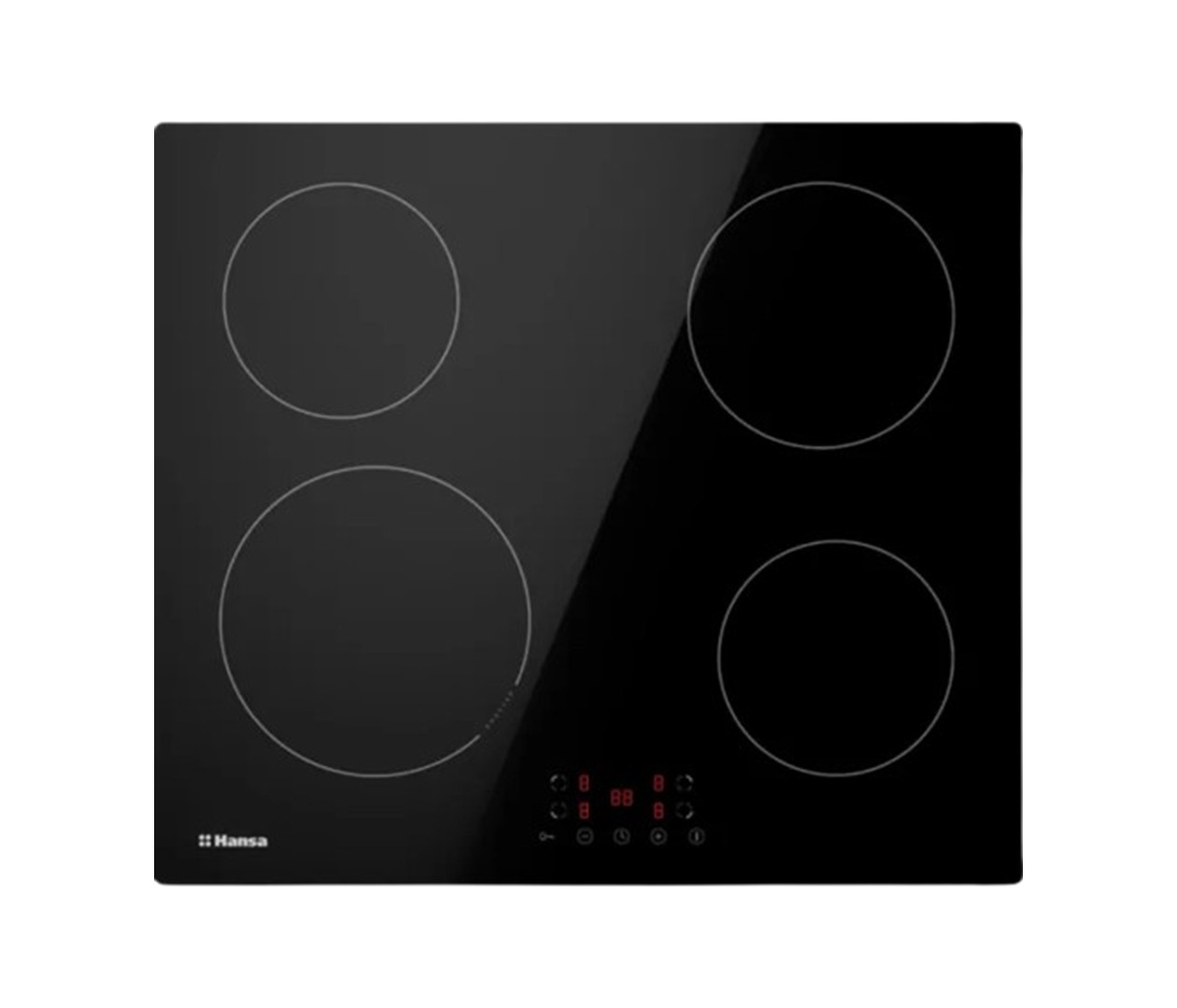 Hob Hansa induction, 59cm, black (BHI68369)
