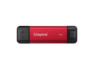 Kingston 1TB Dual USB-A/C Portable SSD, Up to 1050MB/s USB 3.2 Gen 2 (SPSD/1TB)